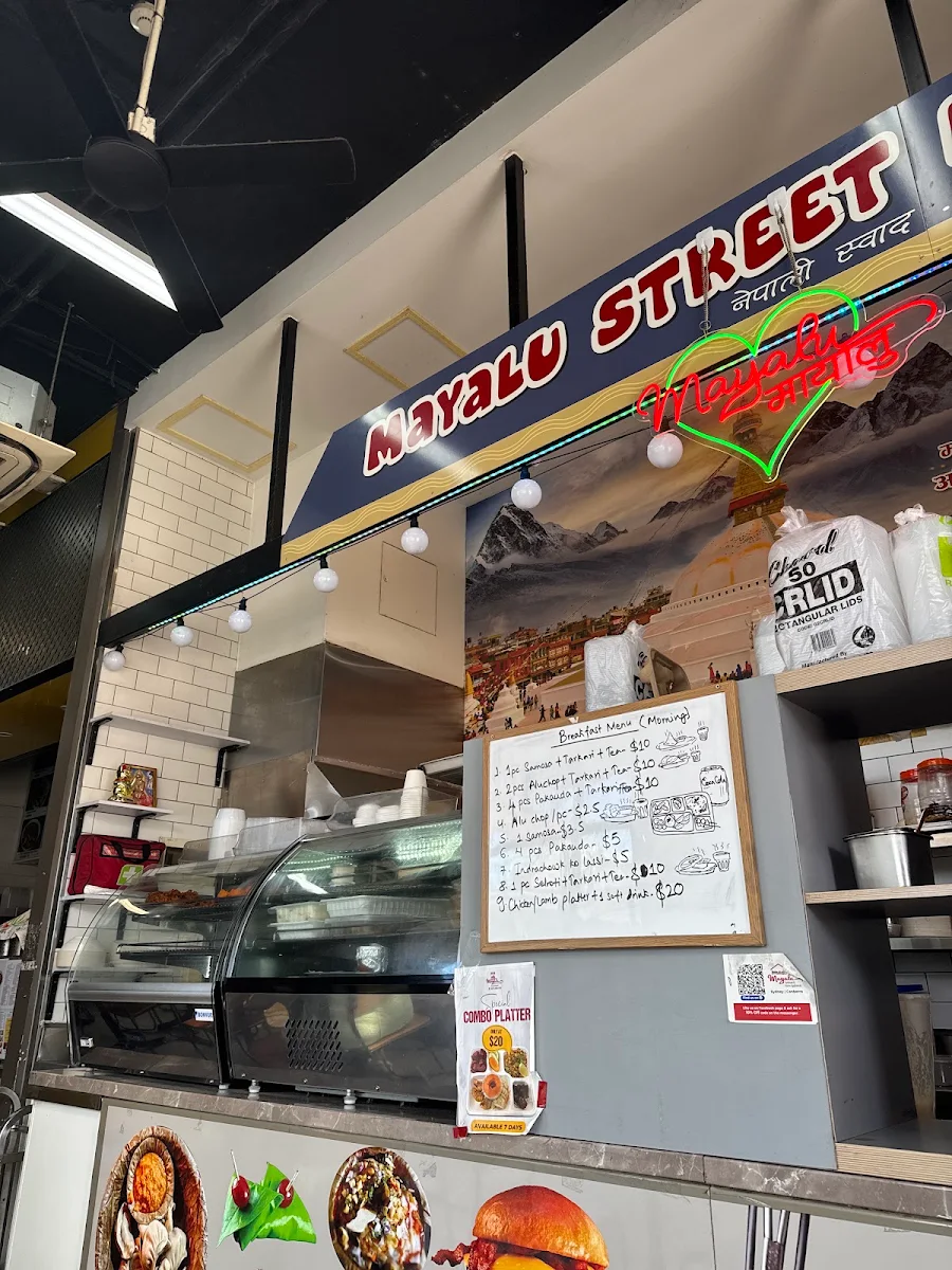 Menu, Mayalu Street Food - Hurstville