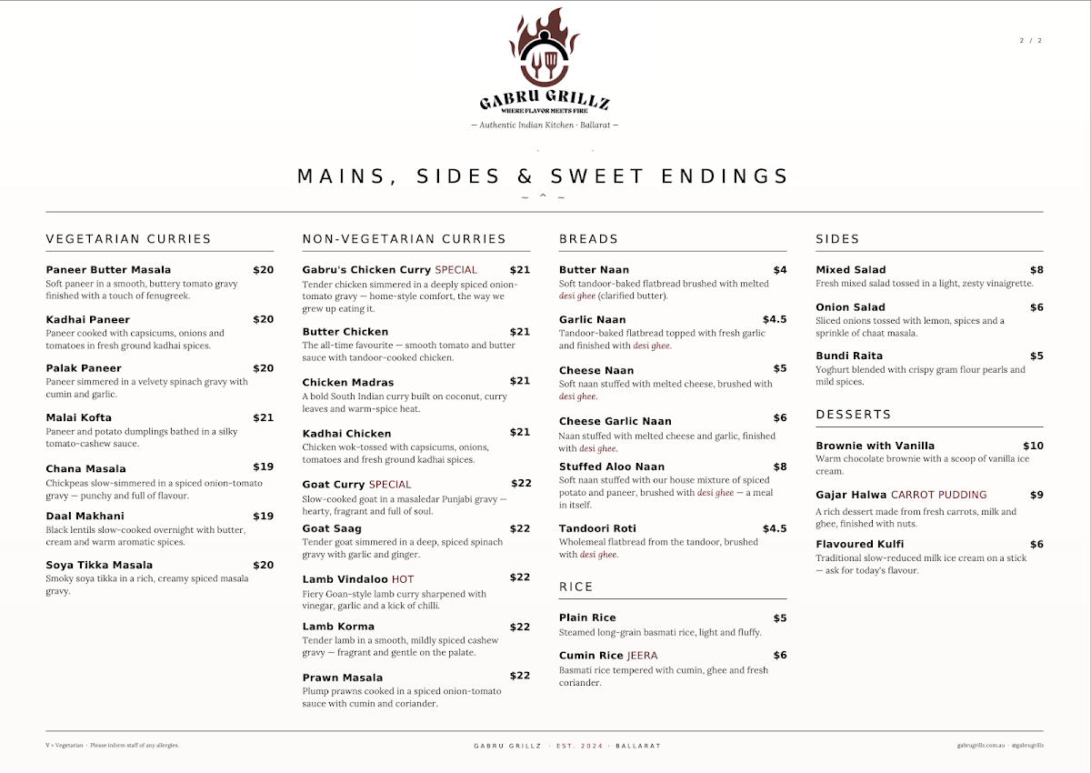 Menu photo 1