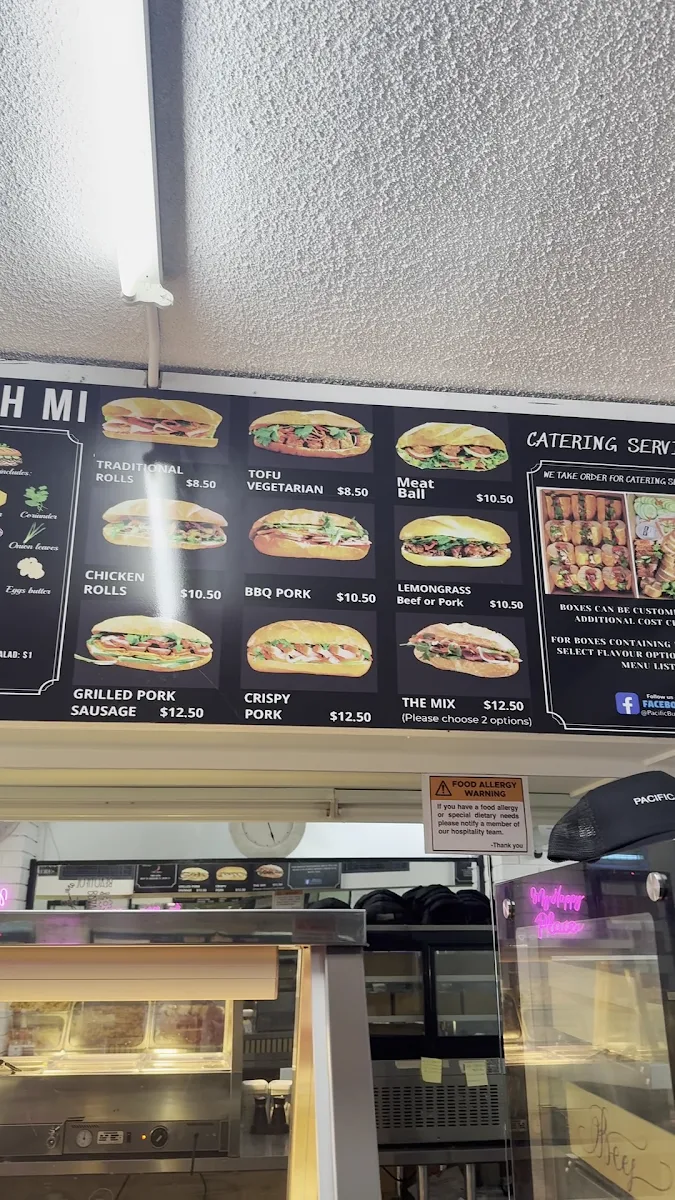 Menu, Pacific Bun Mee