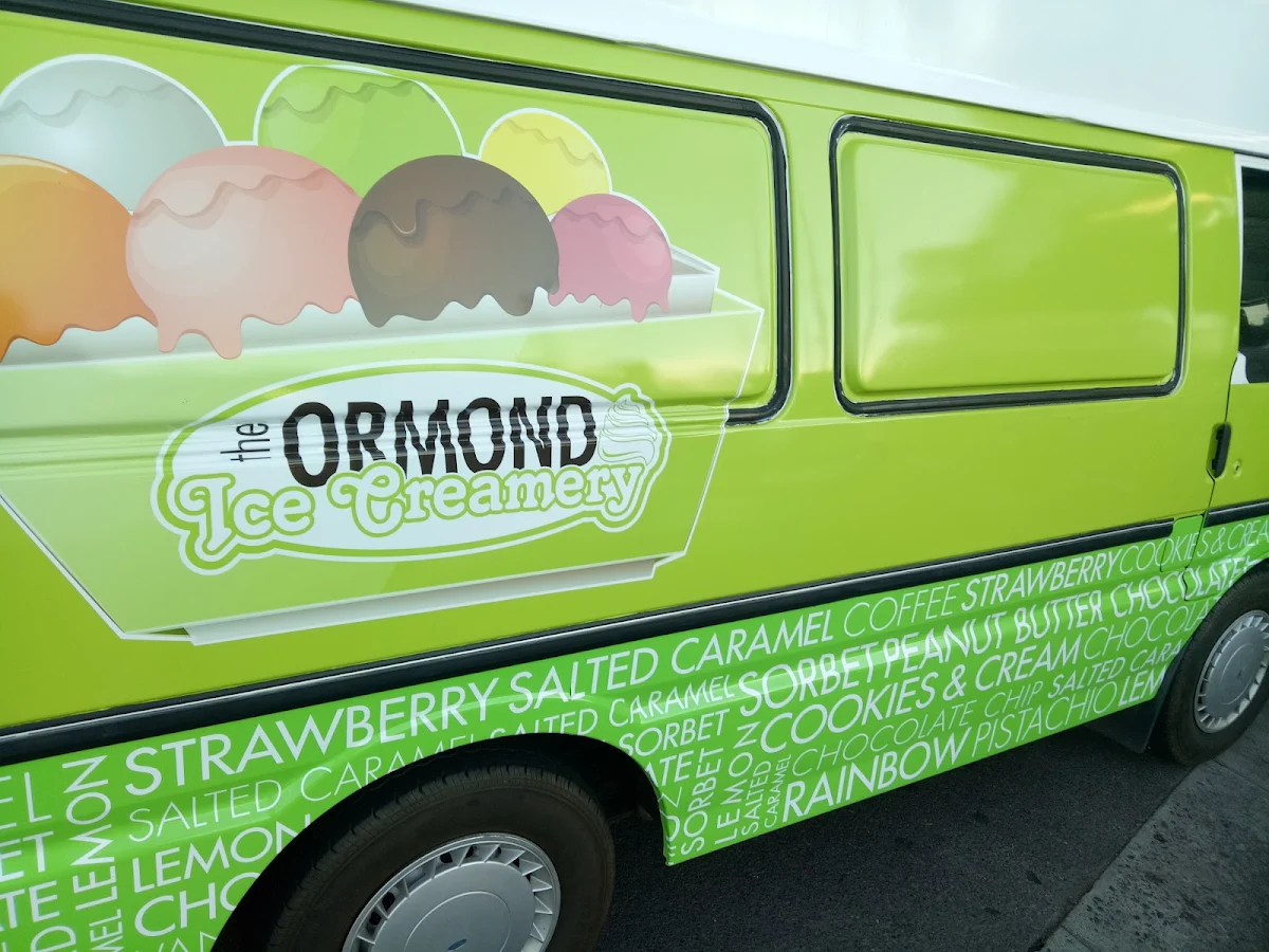 Menu, Ormond Ice Creamery