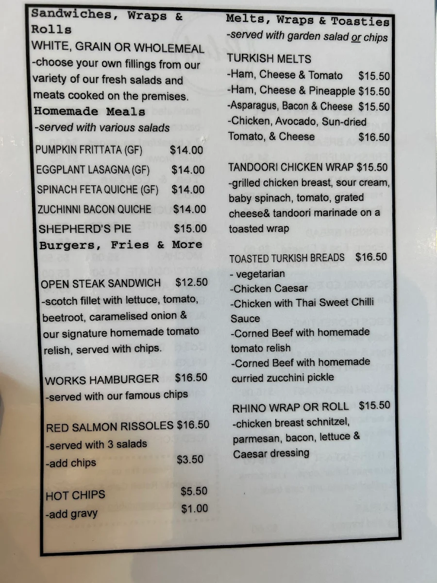 Menu, Azzaozzy Relishcafe@catering