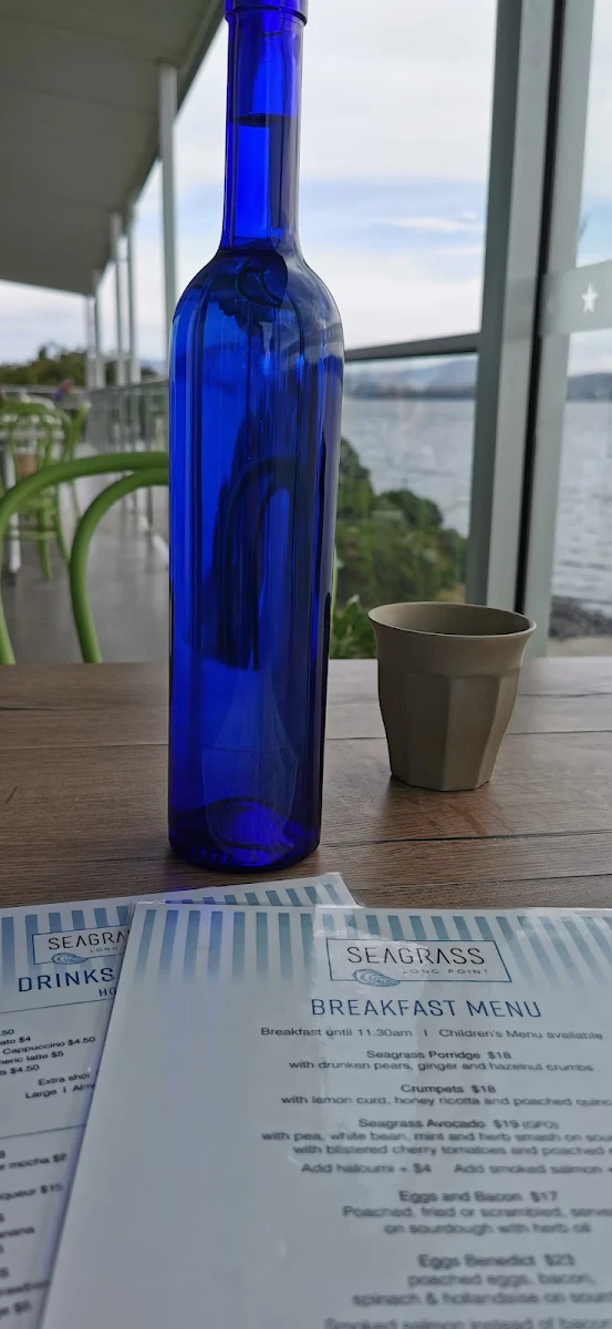 Menu, Seagrass Long Point