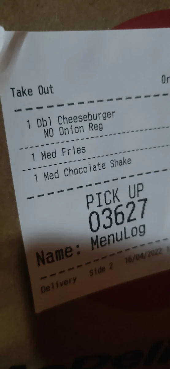 Menu, McDonald's Blaxland