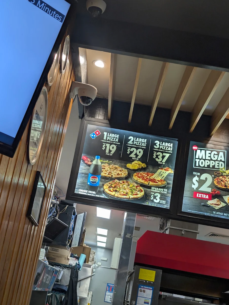 Menu, Domino's Pizza Ellenbrook