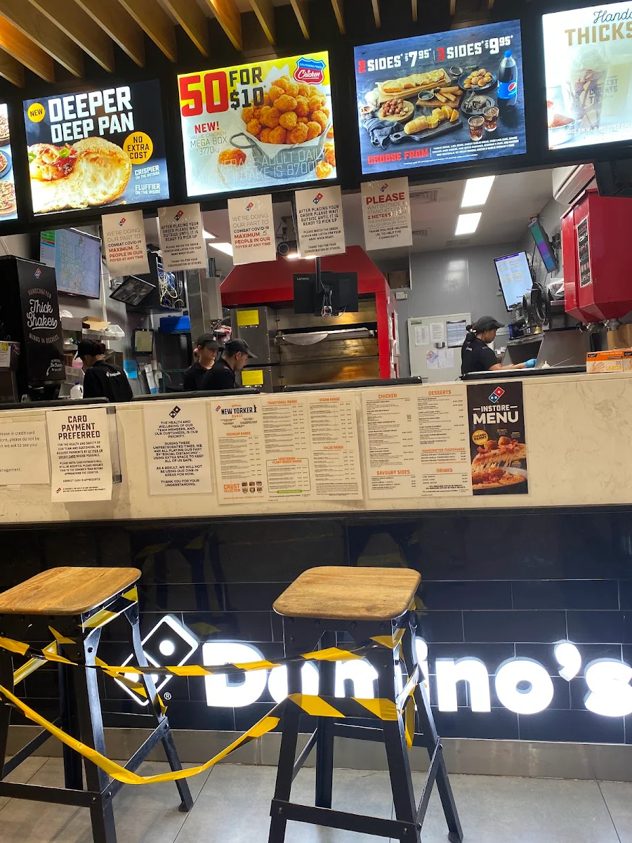 Menu, Domino's Pizza Ellenbrook