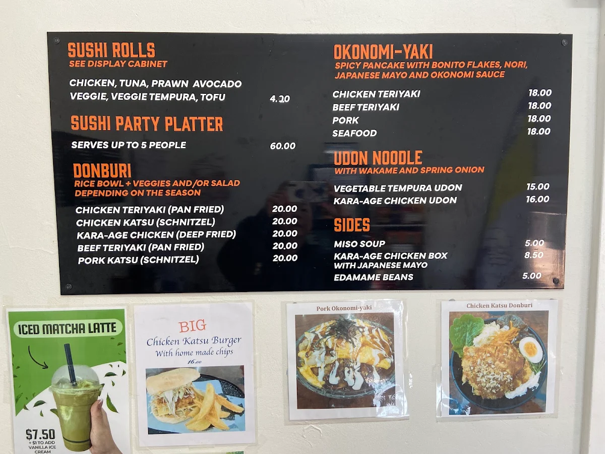Menu, Michie’s Kitchen