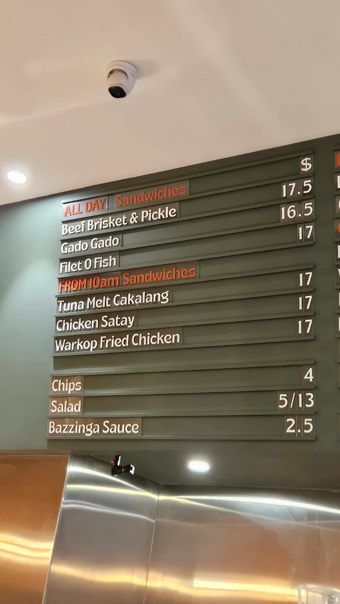 Menu, Warkop CBD - Coffee & Sandwiches