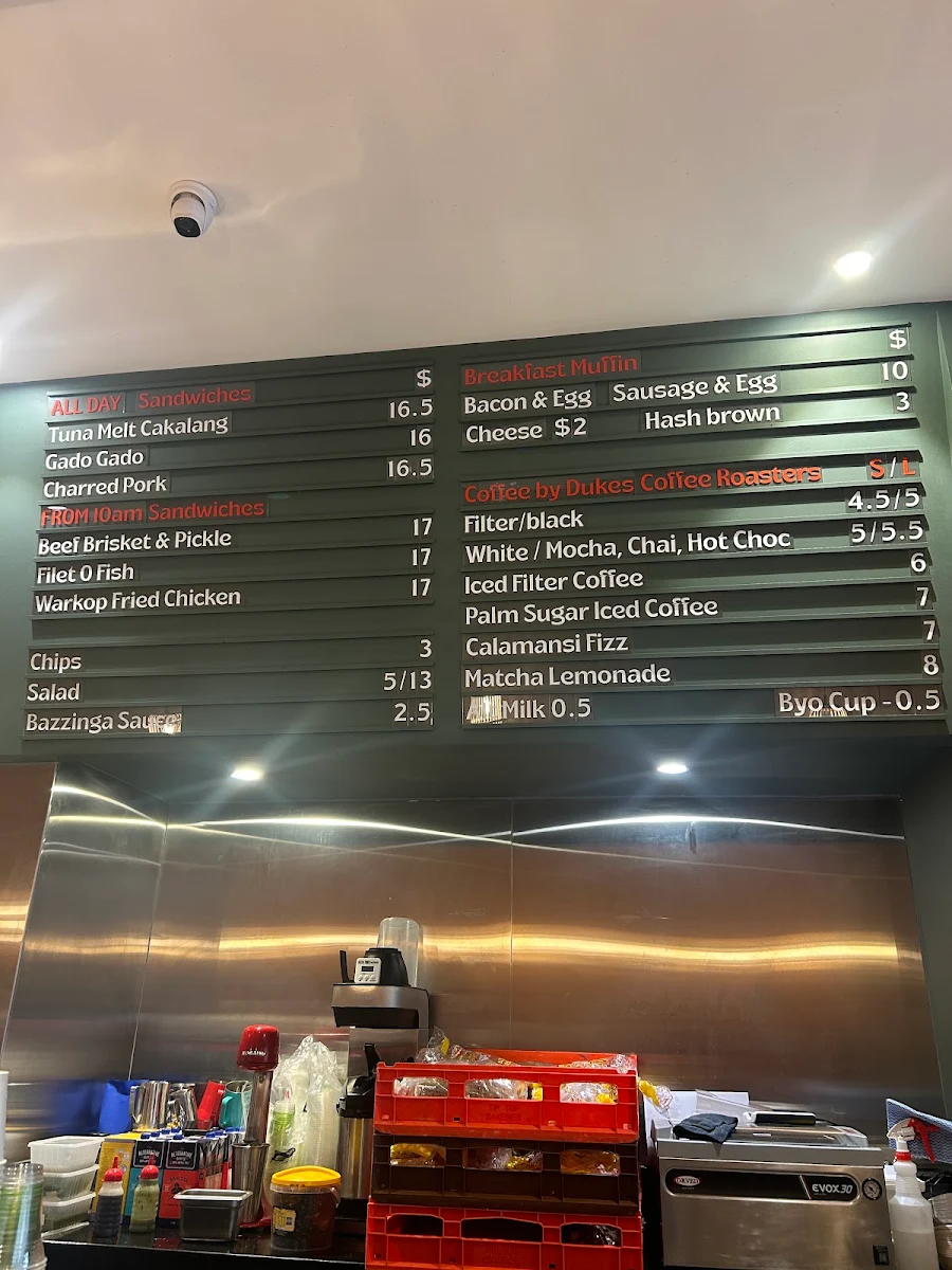 Menu, Warkop CBD - Coffee & Sandwiches