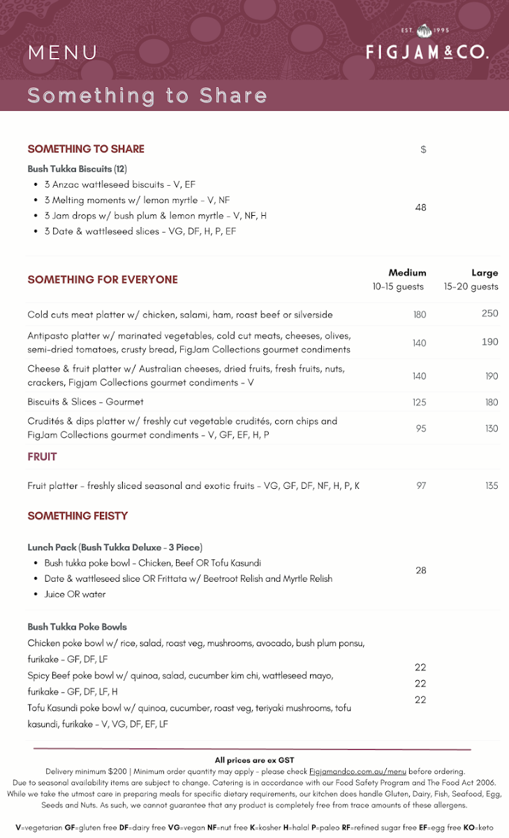 Menu, FigJam & Co