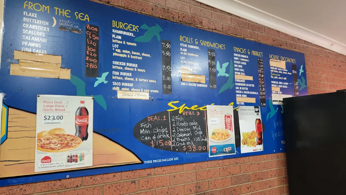 Menu, The Hot Spot