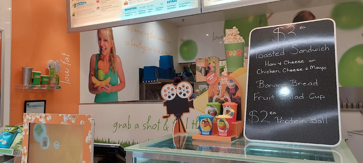 Menu, Boost Juice