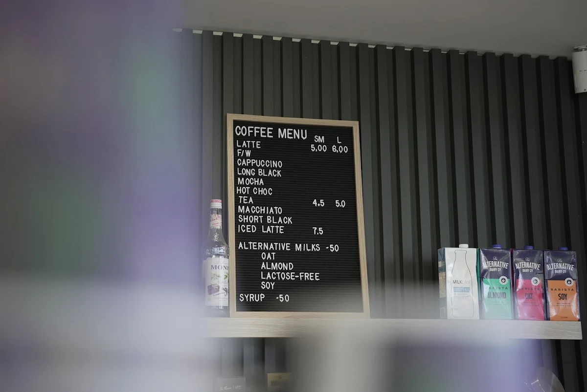 Menu, The Corner Cafe