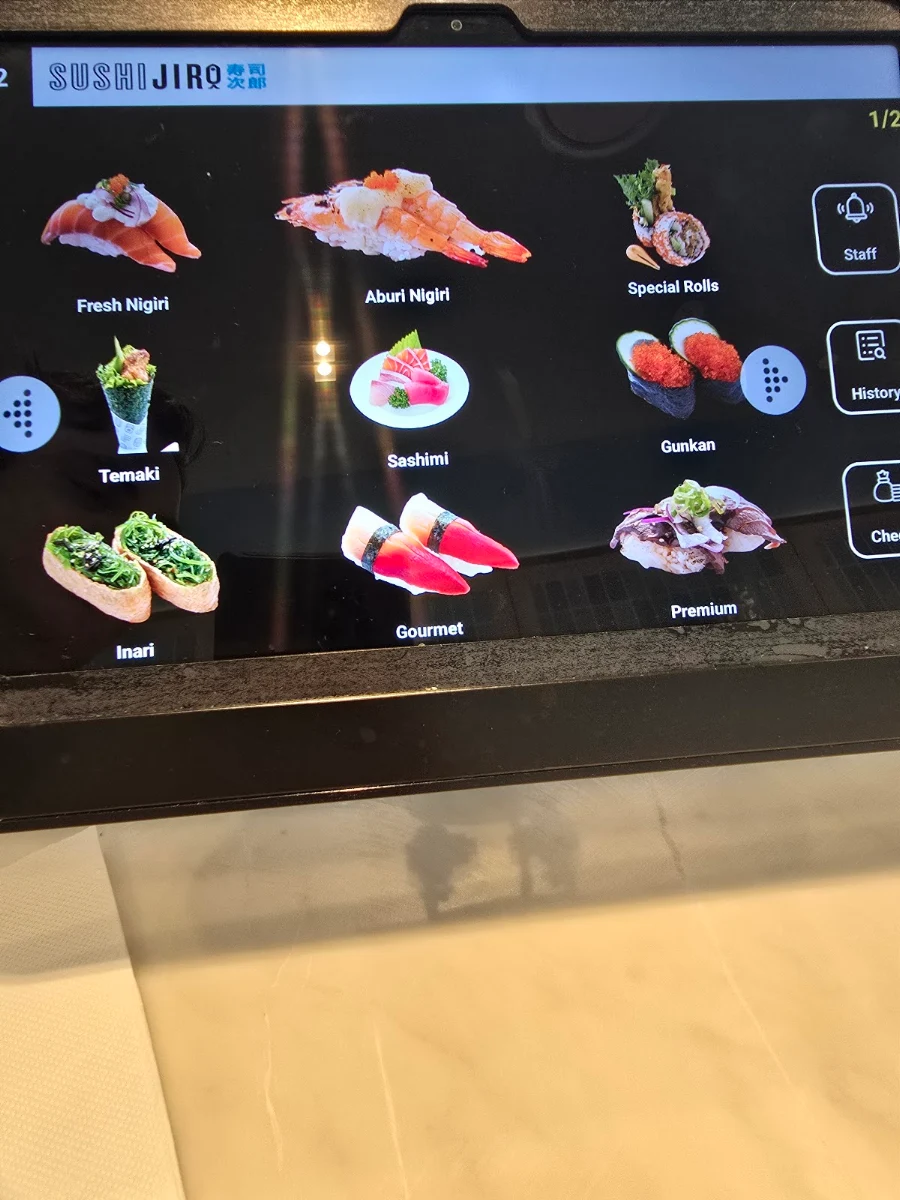 Menu, Sushi Jiro Carindale