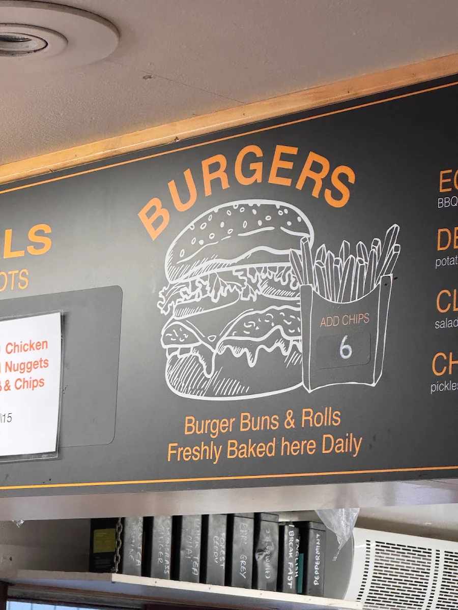 Menu, Avalanche Cafe