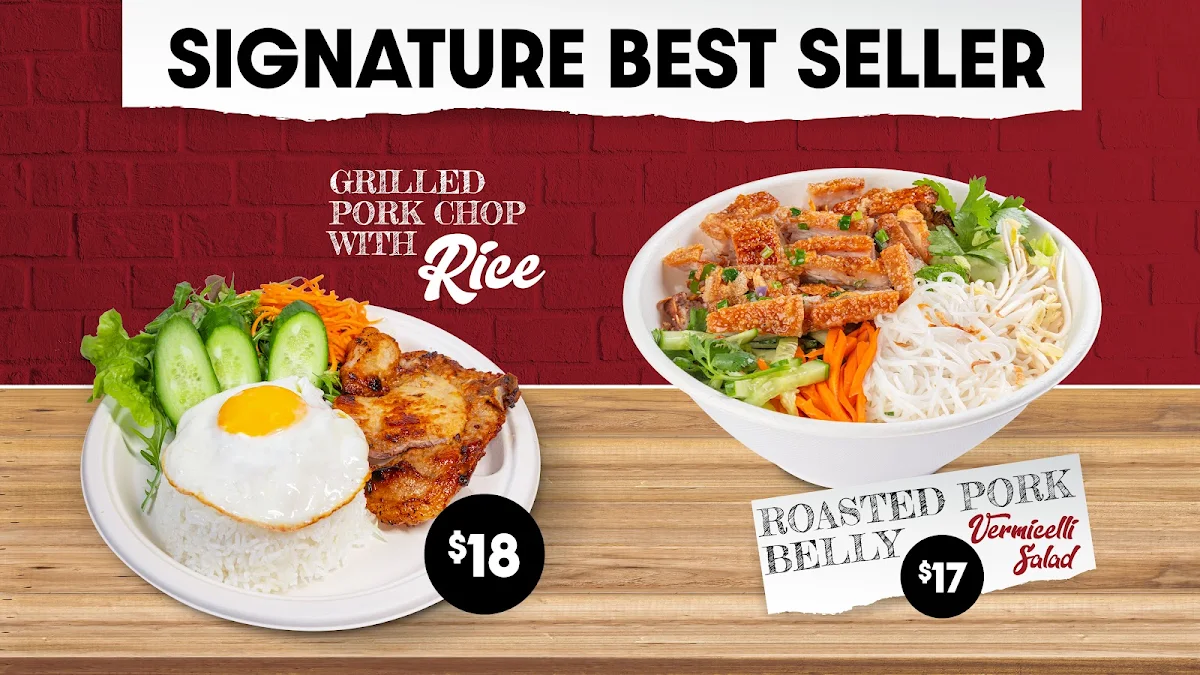 Menu, Viet Vibe - Chatswood Westfield