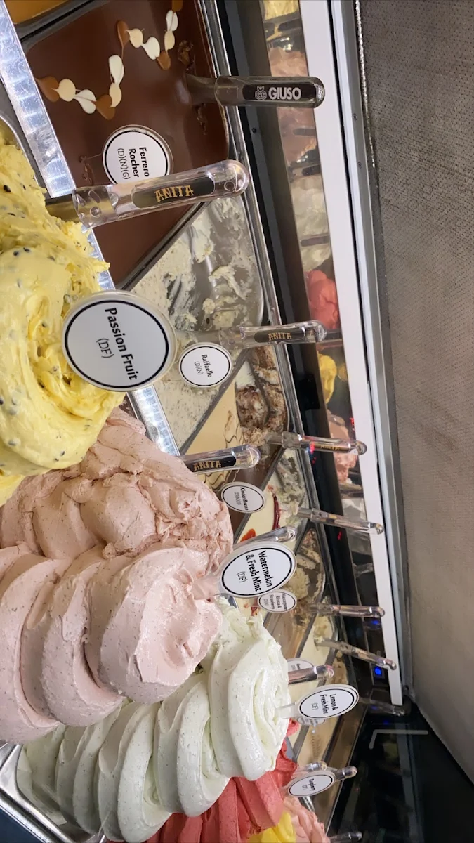 Menu, Anita Gelato Bondi Junction