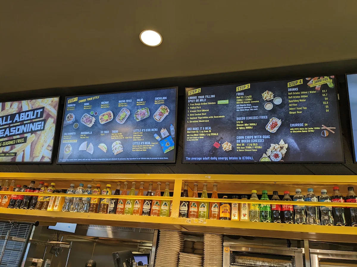Menu, Guzman y Gomez - St Ives