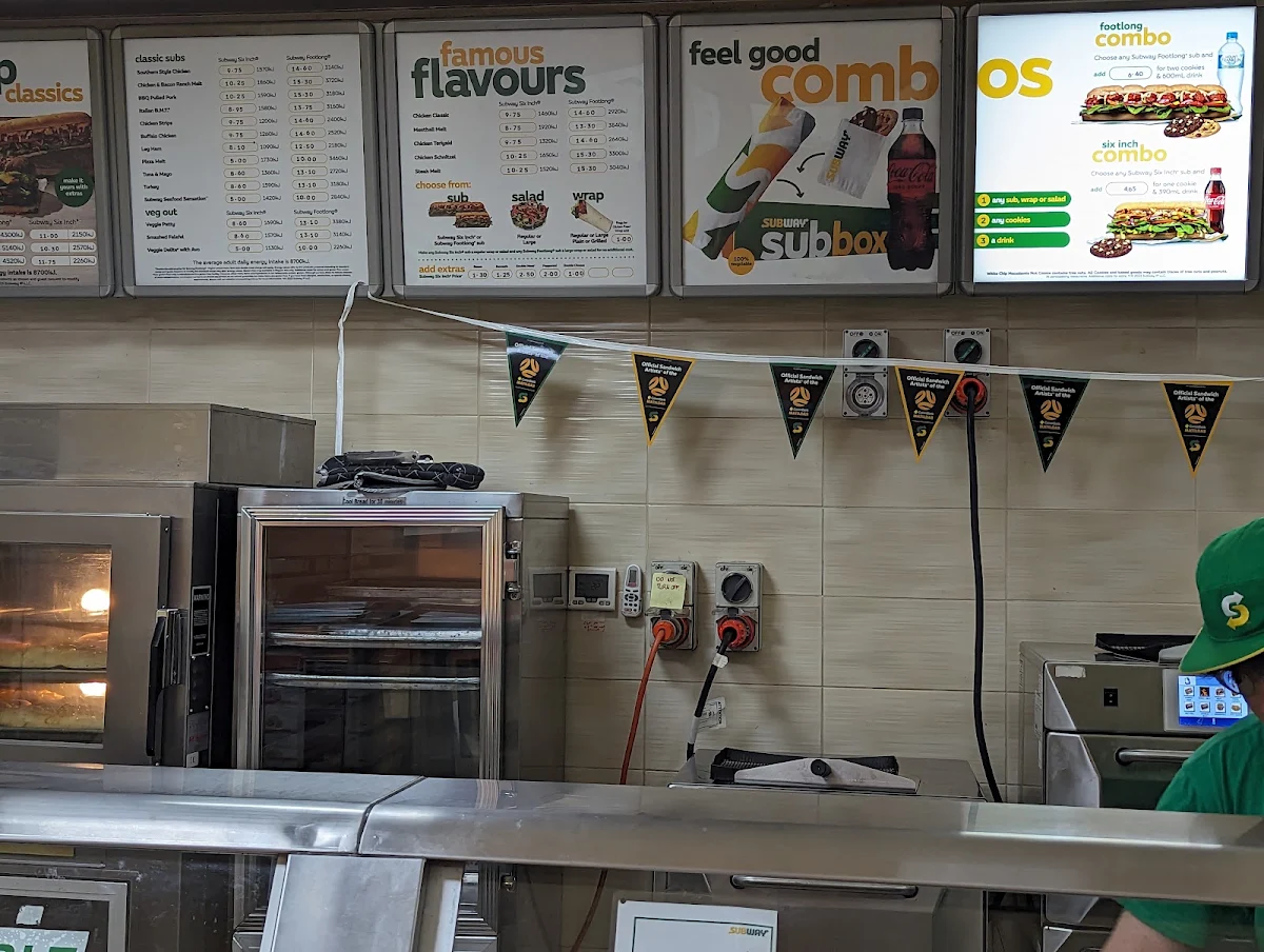 Menu, Subway