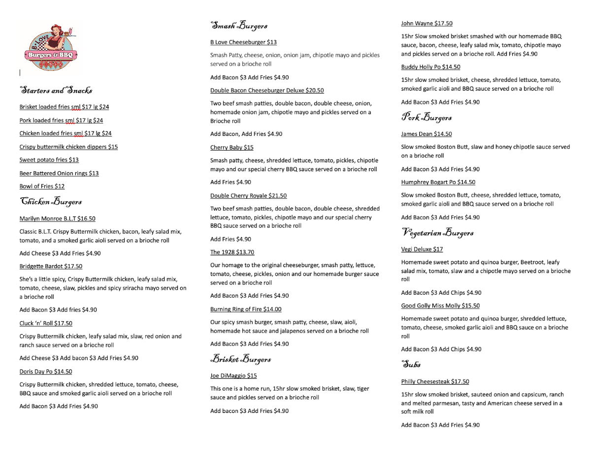 Menu photo 1
