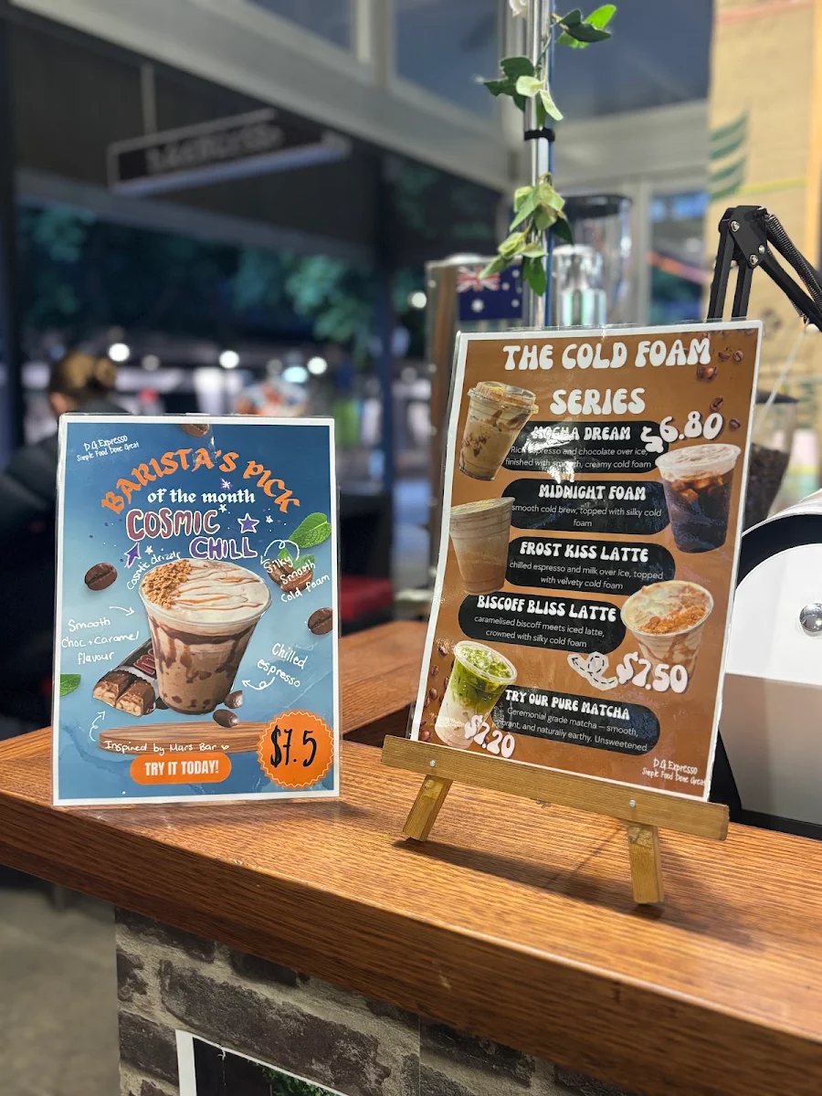 Menu, DGExpresso
