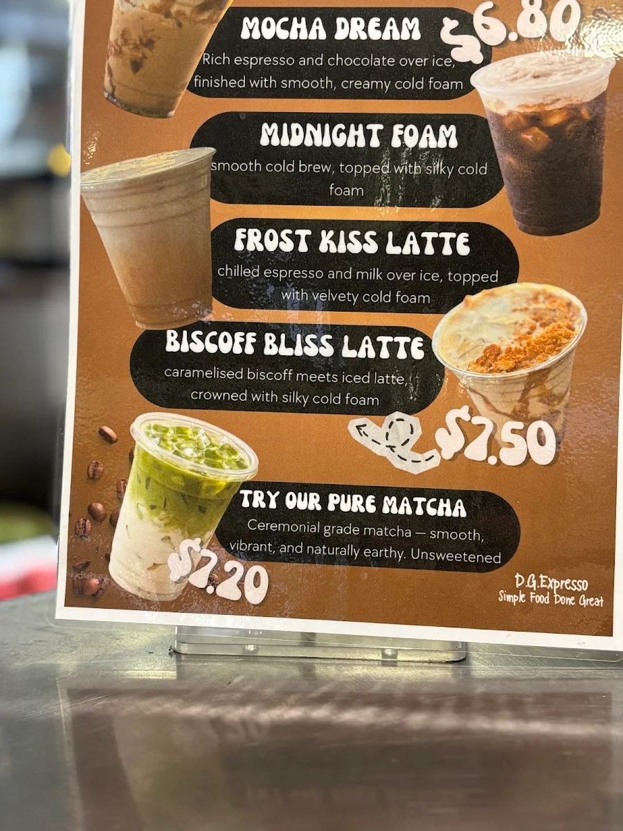 Menu, DGExpresso