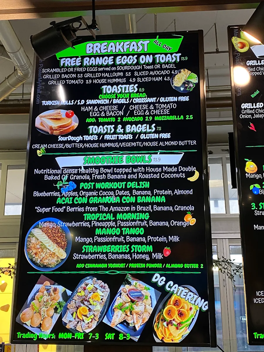Menu, DGExpresso