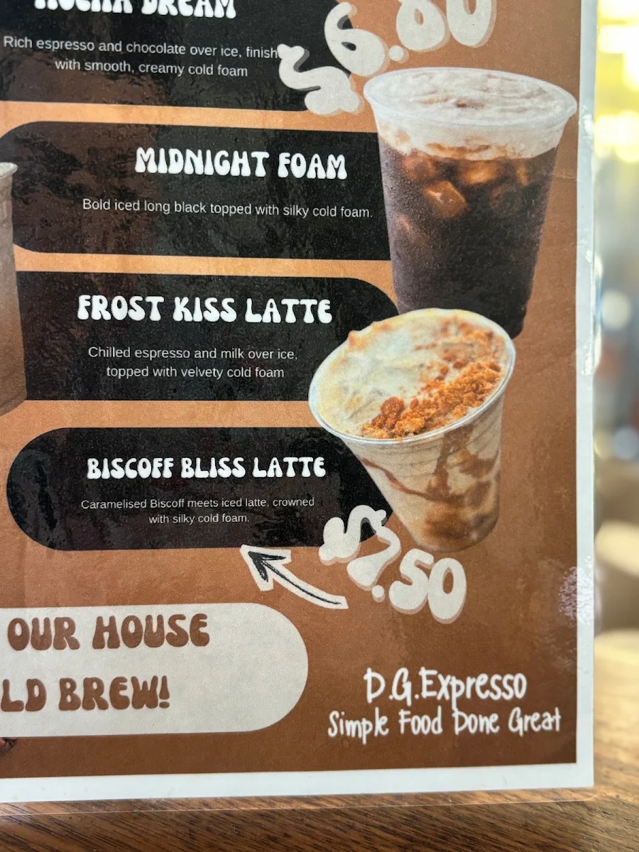 Menu, DGExpresso