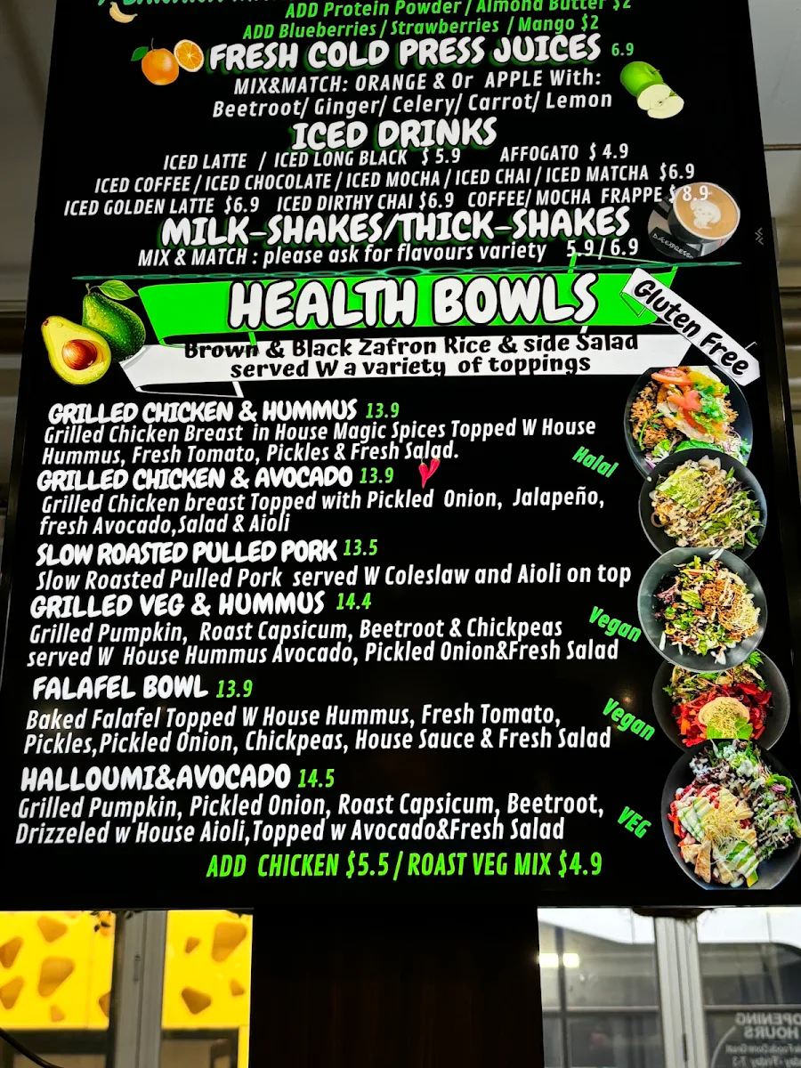 Menu, DGExpresso