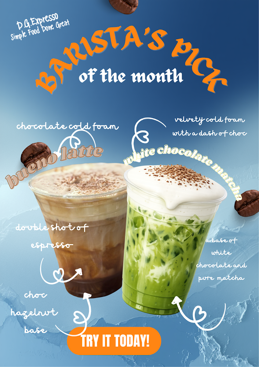 Menu, DGExpresso