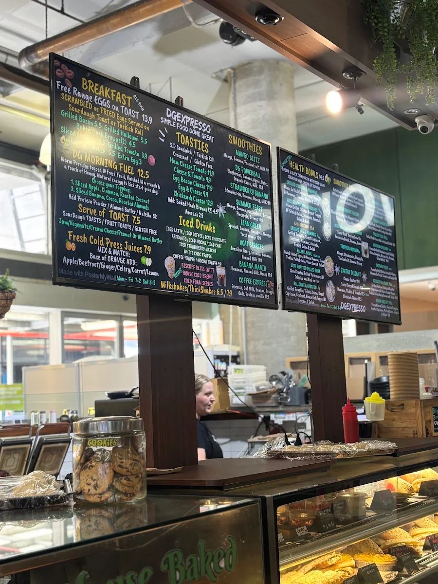 Menu, DGExpresso