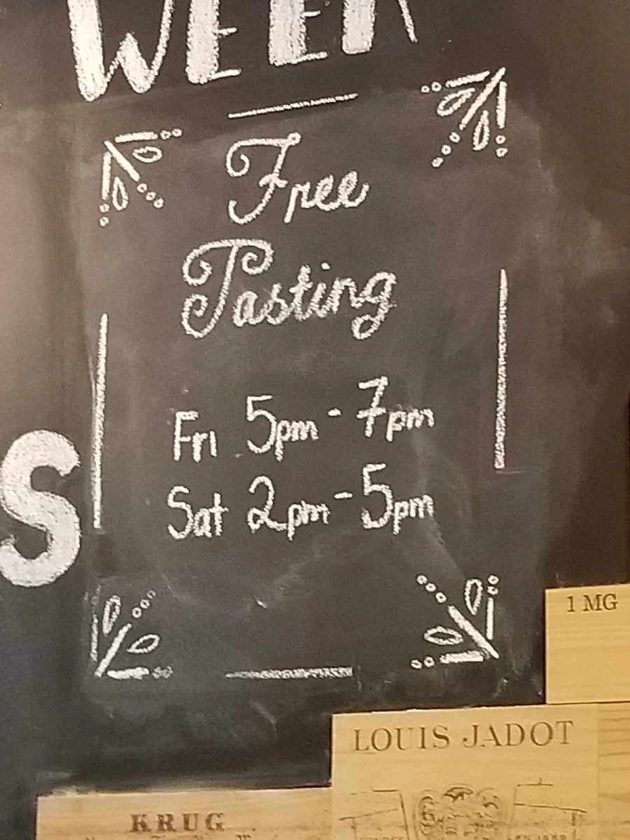 Menu, East End Cellars