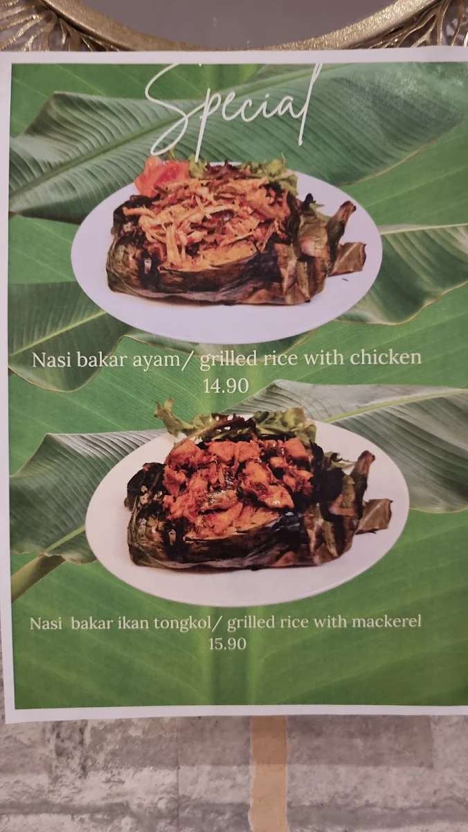 Menu, Bintang Cafe