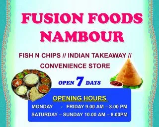 Menu, Fusion Foods Nambour