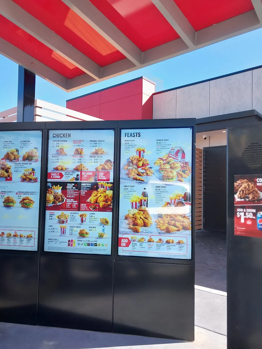 Menu, KFC Stawell