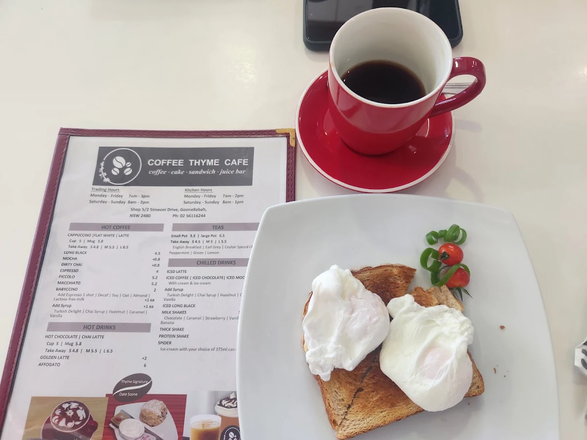 Menu, Coffee Time G Bah