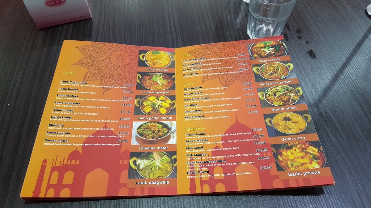 Menu, Al-Rayyan- Halal Indian Restaurant Surry Hills