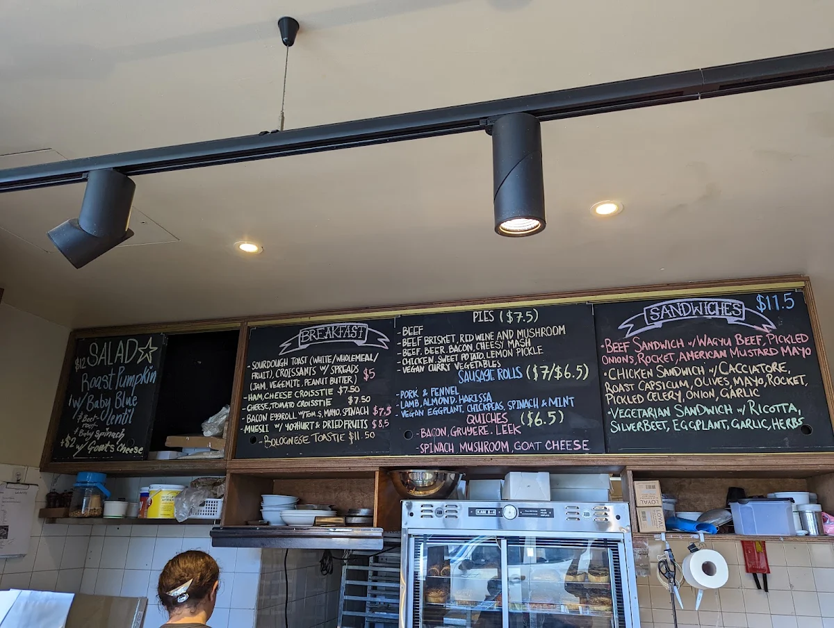 Menu, Bourke Street Bakery Kirrawee