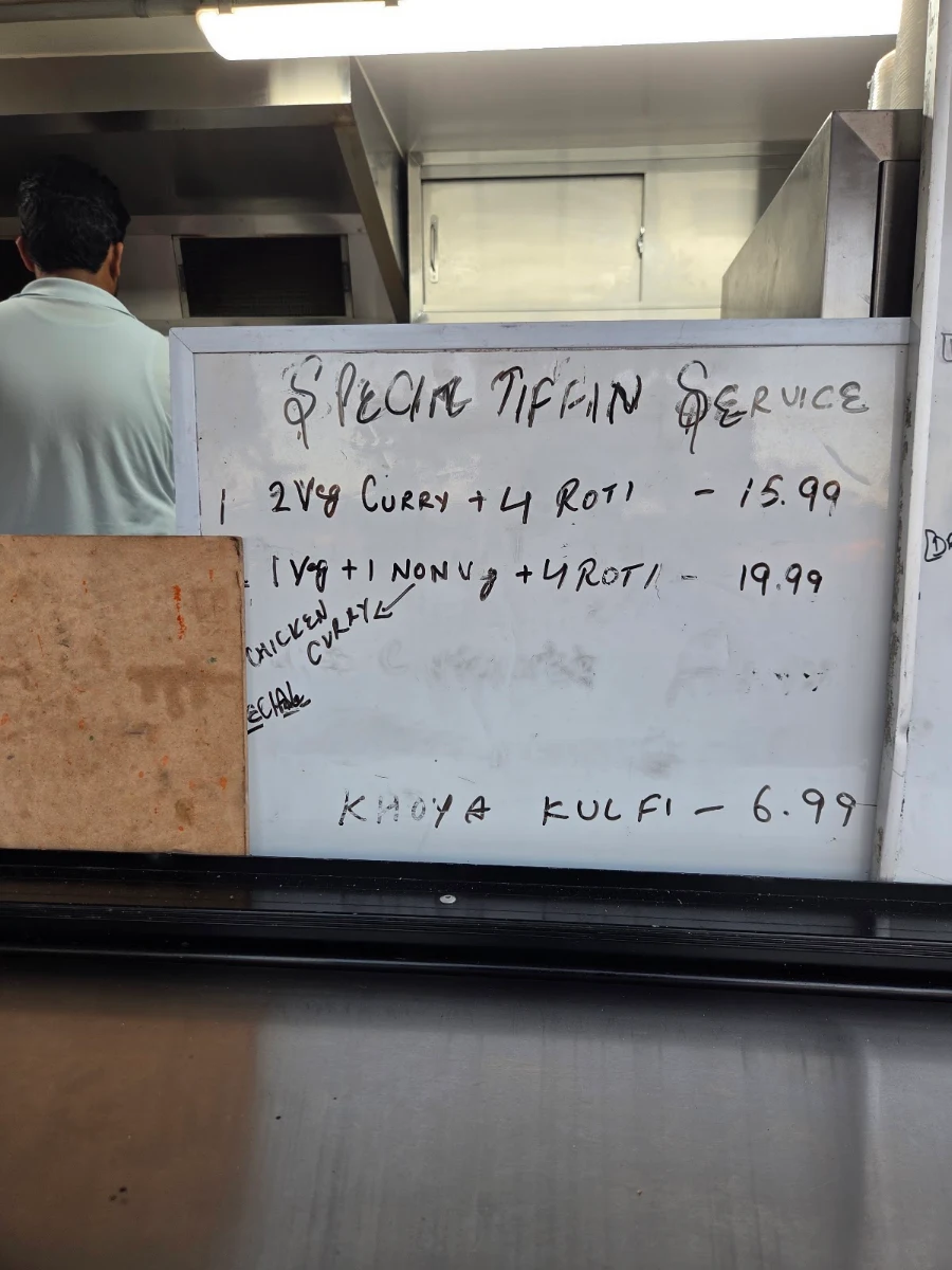 Menu, Sadda Punjab Food Truck