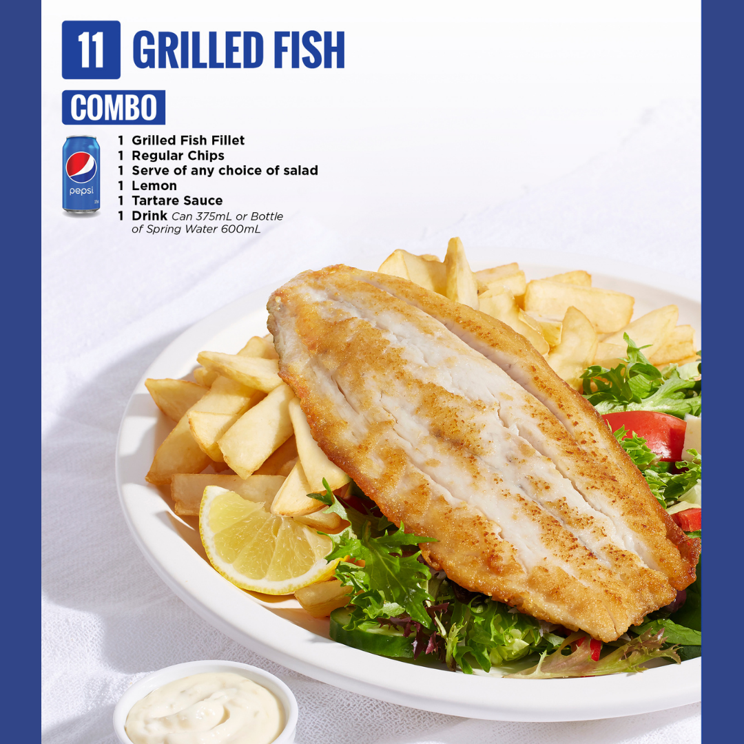 Menu, Fish & Chix - Hornsby