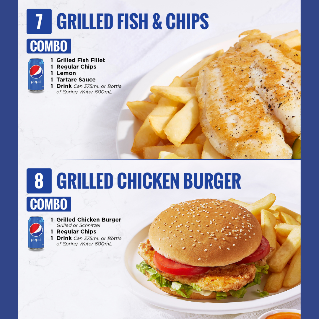 Menu, Fish & Chix - Hornsby
