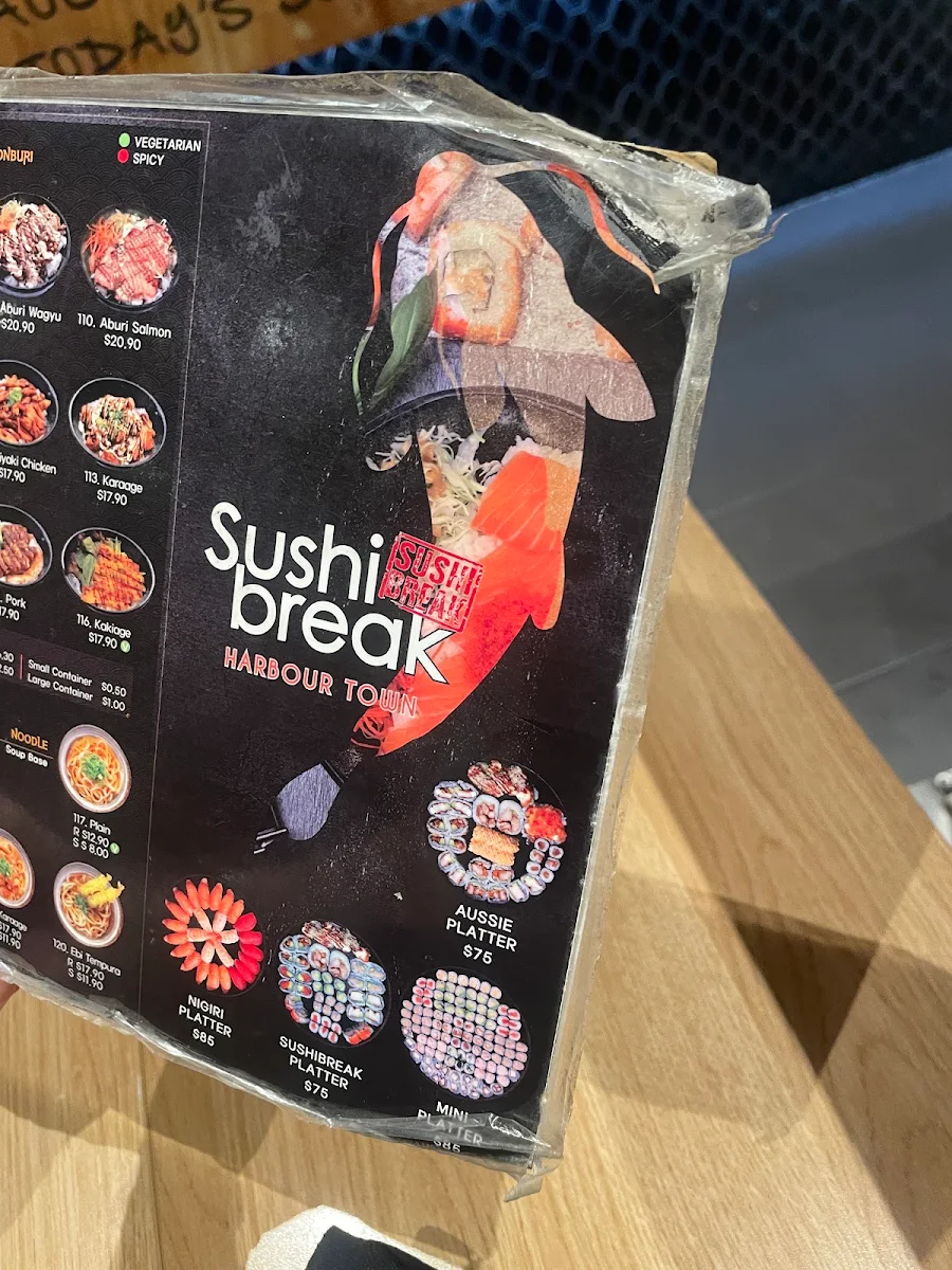 Menu, Sushi Break