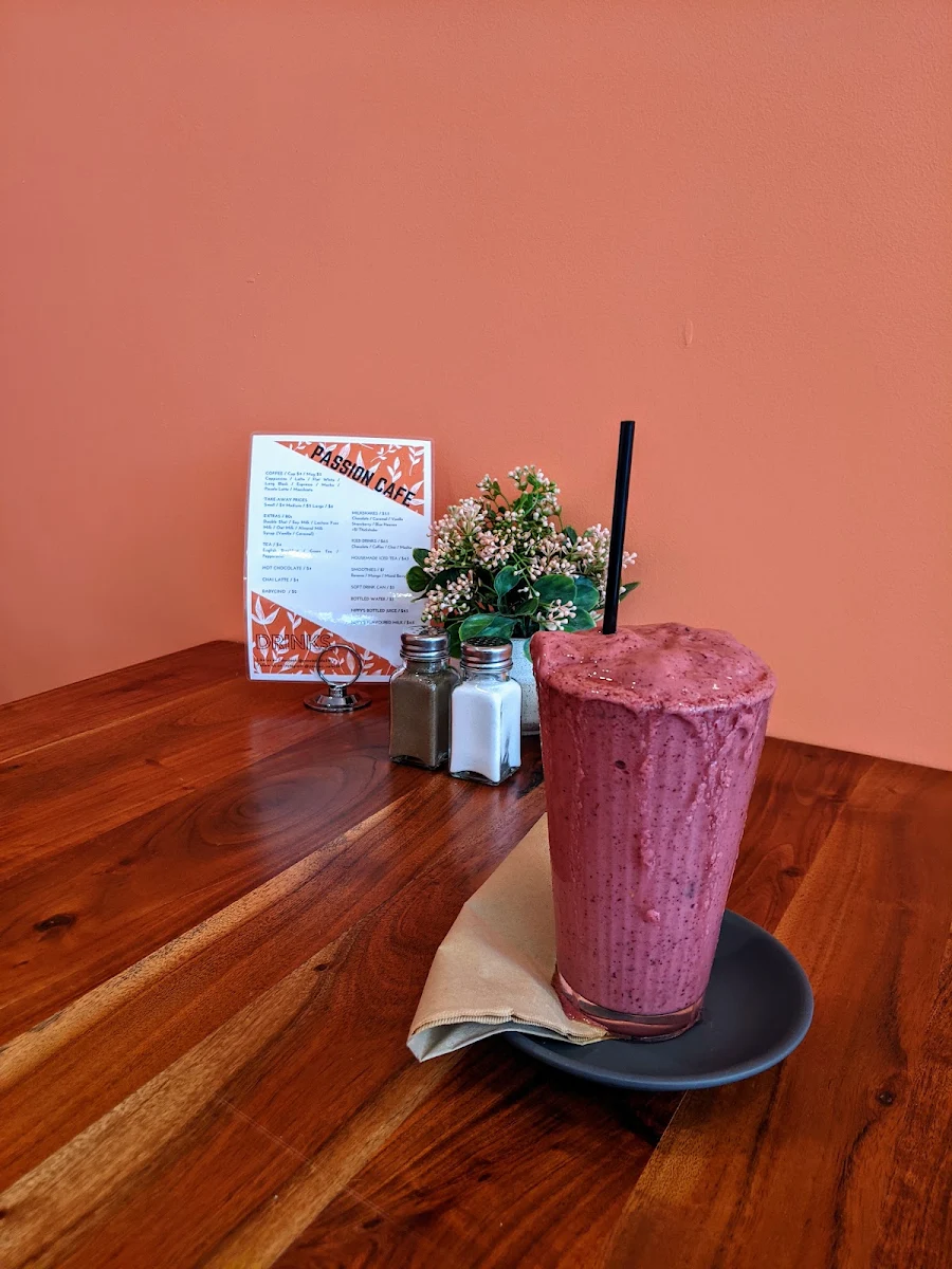 Menu, Passion Café
