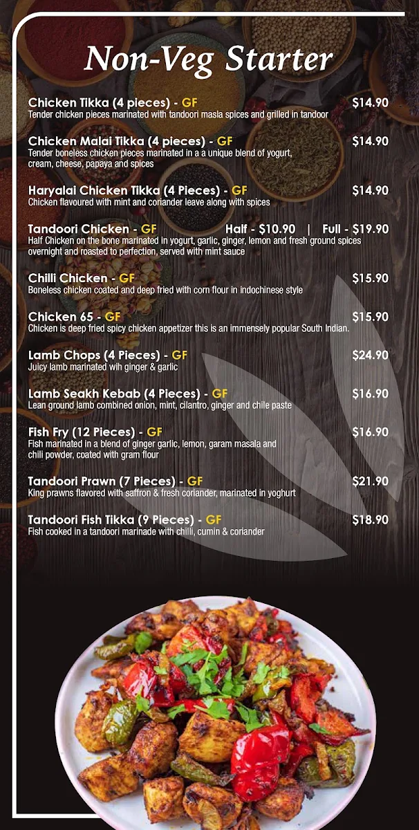 Menu, Heaven Dining Cafe & Restaurant
