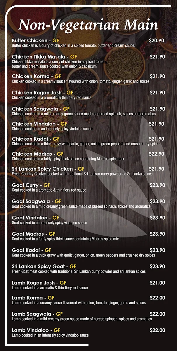 Menu, Heaven Dining Cafe & Restaurant