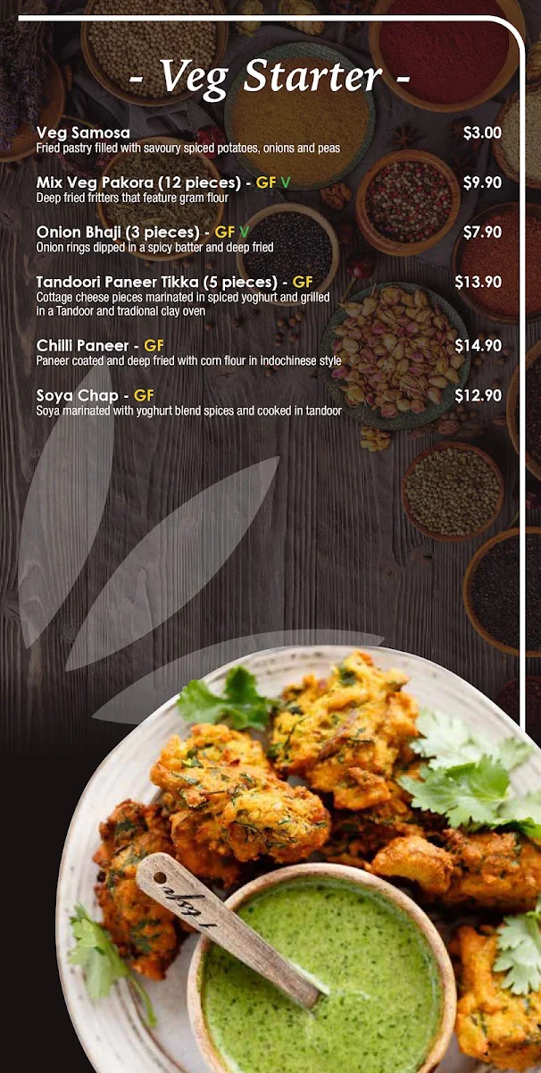 Menu, Heaven Dining Cafe & Restaurant