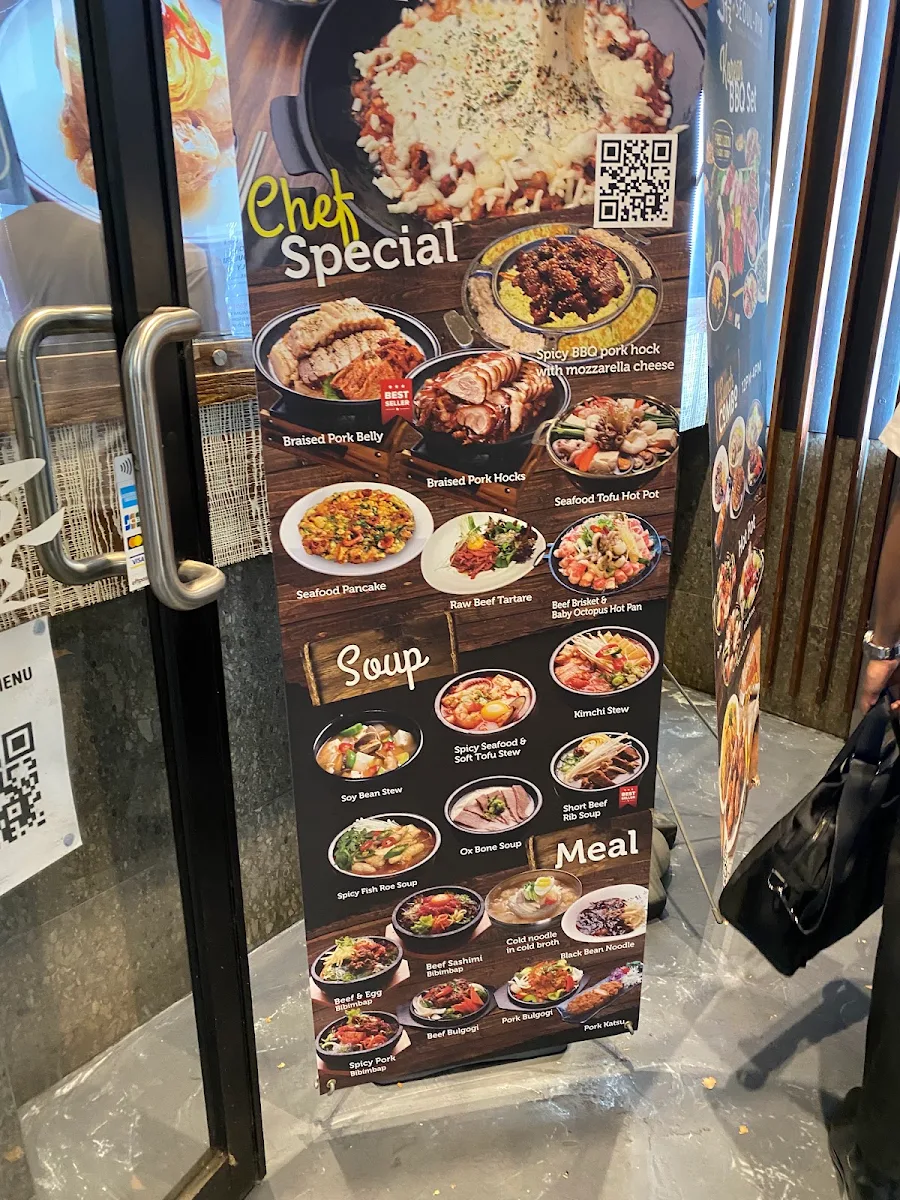 Menu, Seoul Ria Restaurant