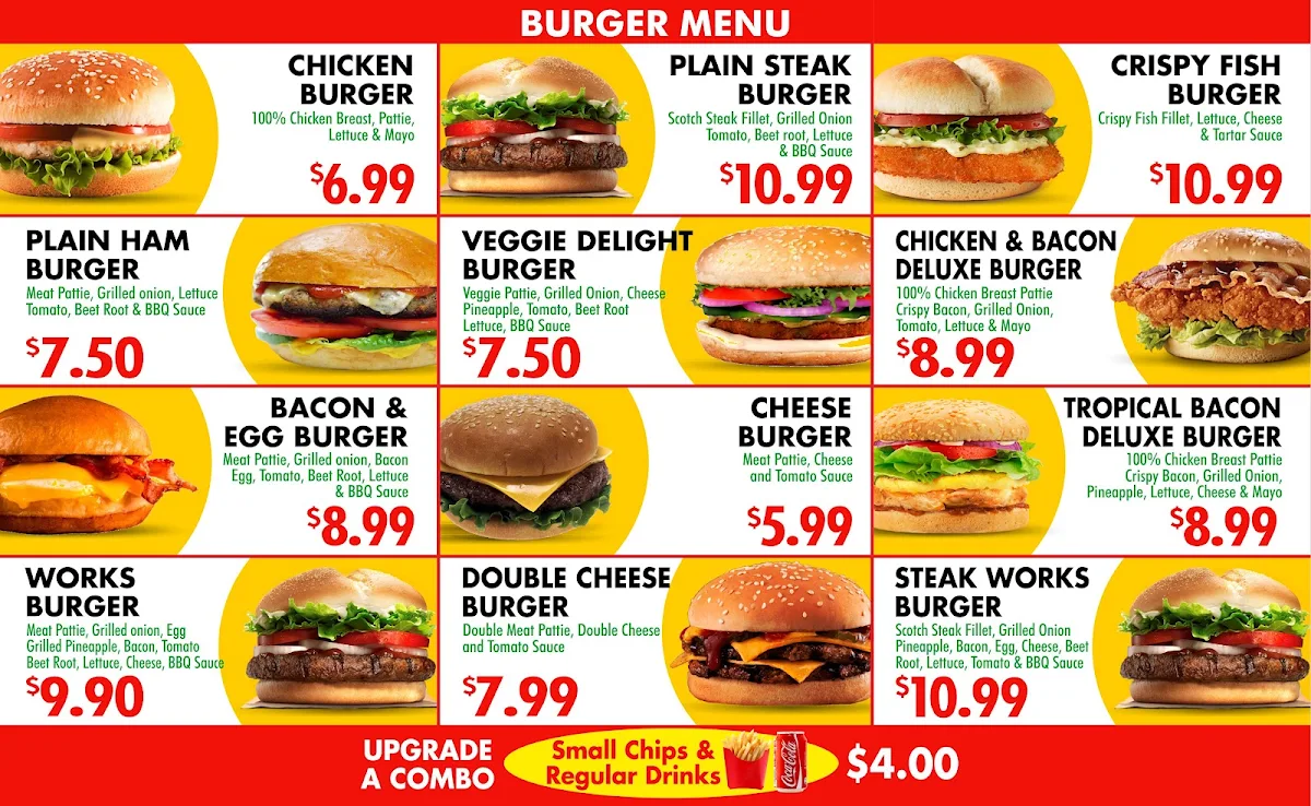 Menu, Country Kebabs And Cafe