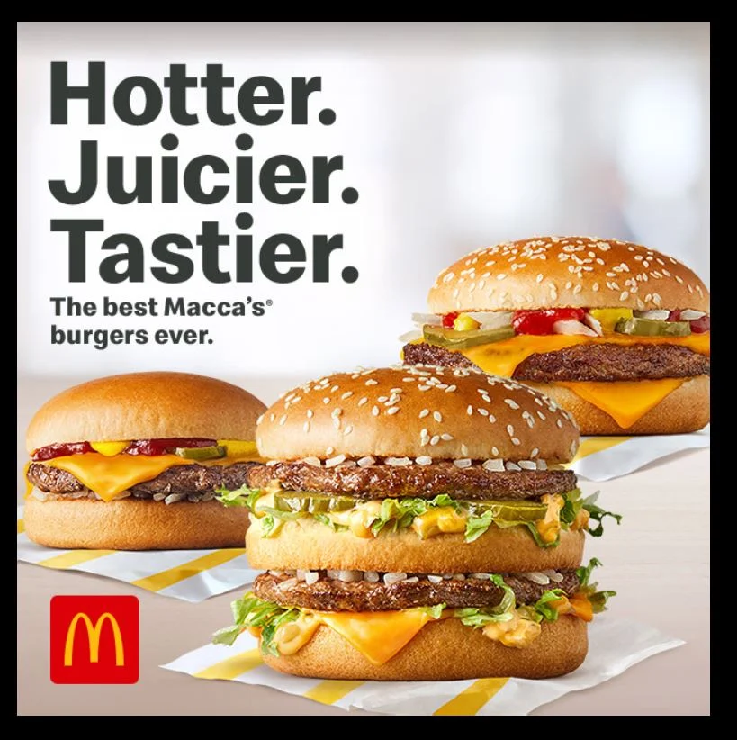 Menu, McDonald's Ultimo