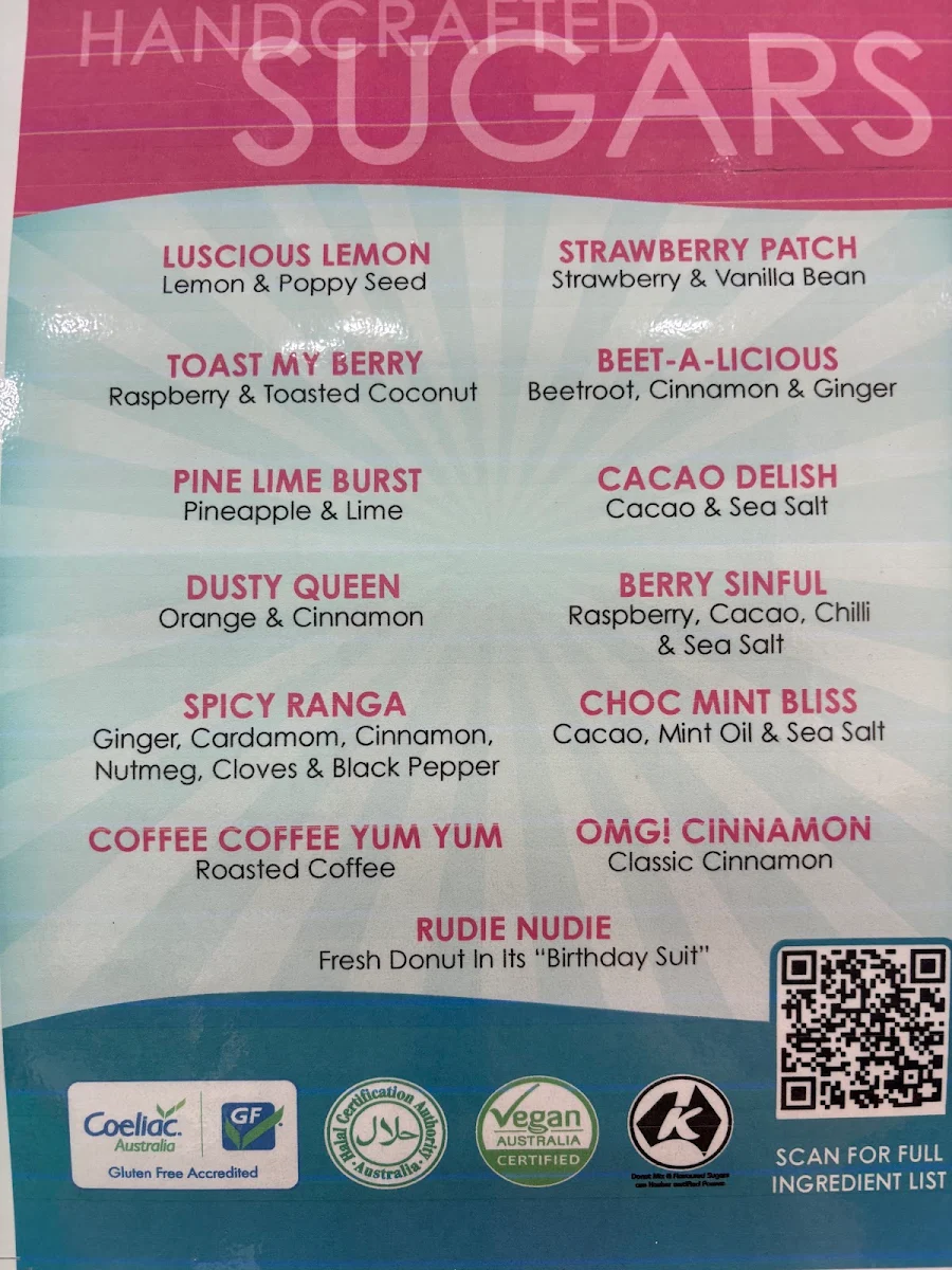 Menu, Pesty’s Place