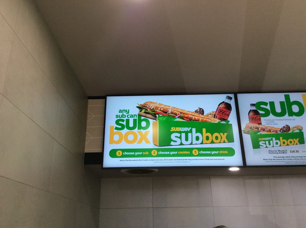 Menu, Subway